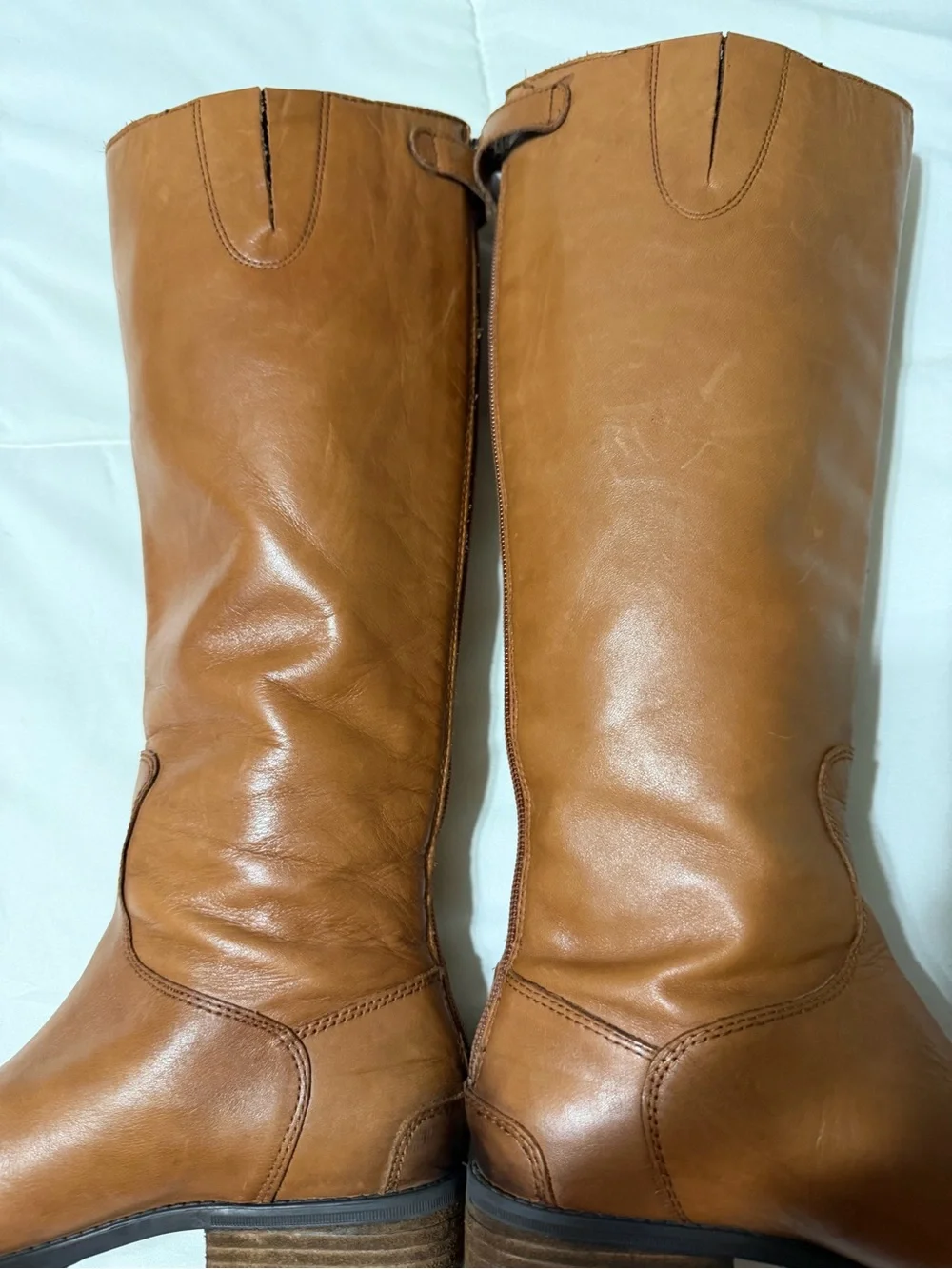 Sam Edelman Tall Leather Over-the-Knee Boots in Cognac